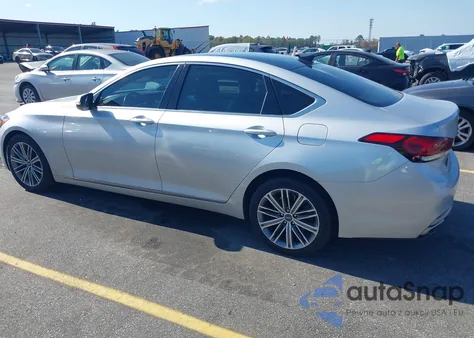 2018 Genesis G80 3.8 из США, поврежденный, VIN KMHGN4JE4JU230664